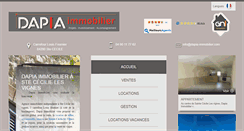 Desktop Screenshot of dapia-immobilier.com